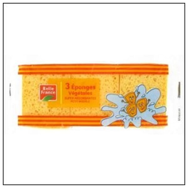 LOT 3 EPONGES BLONDES PETIT MODELE N°2 B.FRANCE