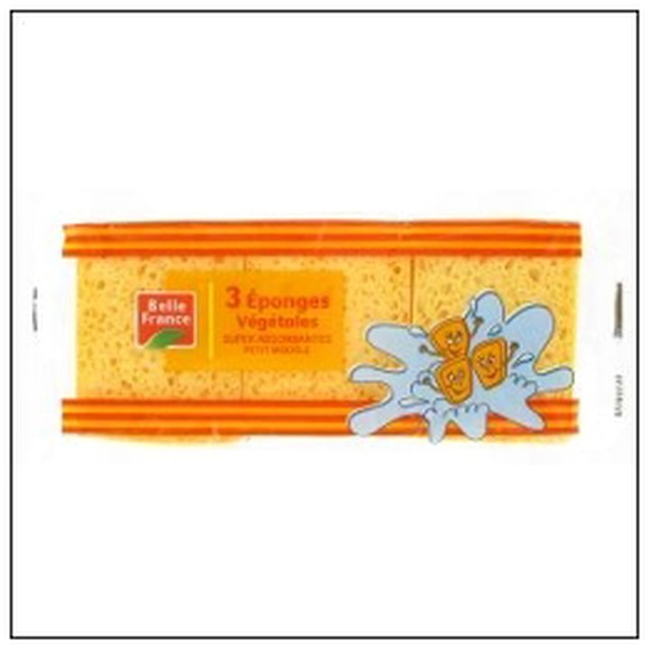 CAT-07211 LOT 3 EPONGES BLONDES PETIT MODELE N°2 B.FRANCE - Image 1