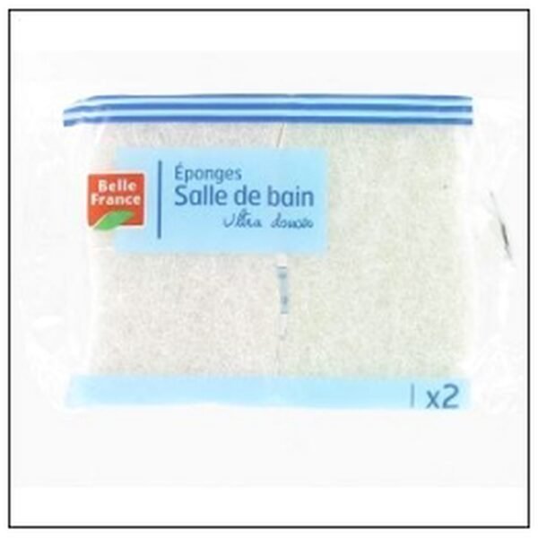 LOT 2 EPONGES GRATTANTES SALLE DE BAIN B.FRANCE