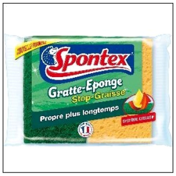CAT-07227 L.2 GRATTE EPONGES STOP GRAISSE SPONTEX - Image 1