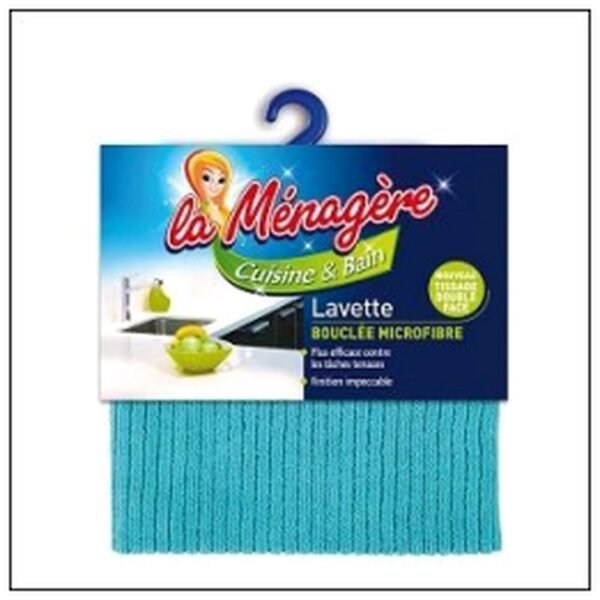 LAVETTE MICROFIBRE BOUCLE 31X32 LA MENAGERE