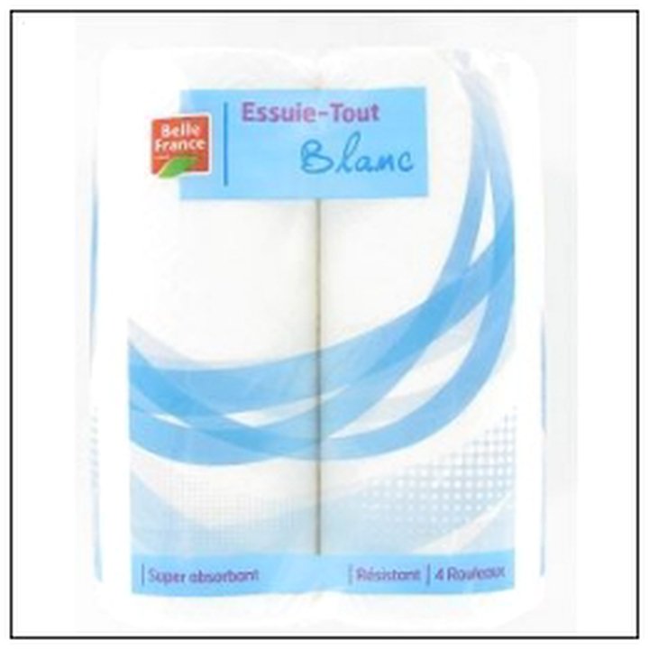 CAT-07270 L.4 RLX ESSUIE TOUT BLANC 2 PLIS BELLE FRANCE - Image 1