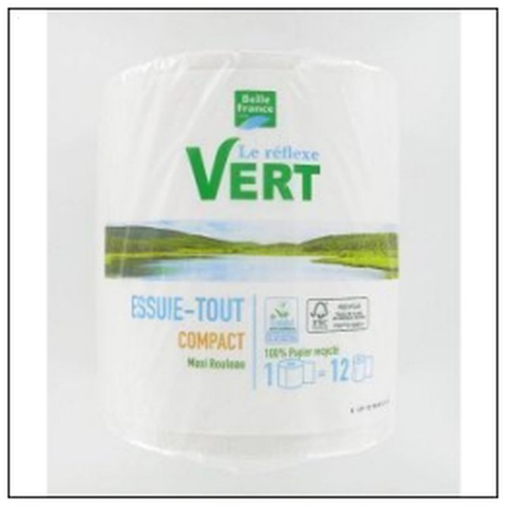CAT-07274 ESSUIE TOUT MAXI ROULEAU ECOLABEL 1=12 B.FRANCE - Image 1