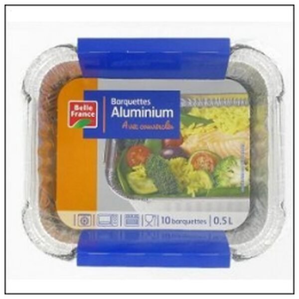 P.10 BARQ.ALUMINIUM 500ML A/COUVERCLE BELLE FRANCE