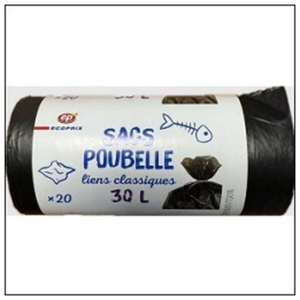 RLX 20 SACS POUBELLE LIEN S CLASSIQUES 30L ECOPRIX