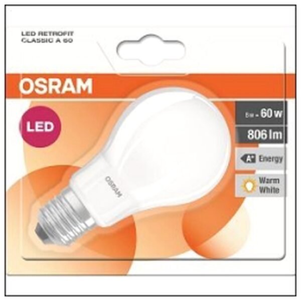B.1 LED DEPOLI 6.5=60 E27 CHAUD FORME STANDAR OSRAM
