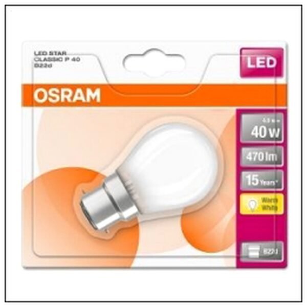 B.1 LED DEPOLI 4W=40W B22 FORME SPHERIQUE