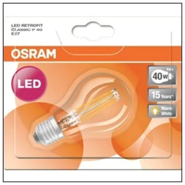 B.1 LED DEPOLI 4W=40W E27 FORME SPHERIQUE OSRAM