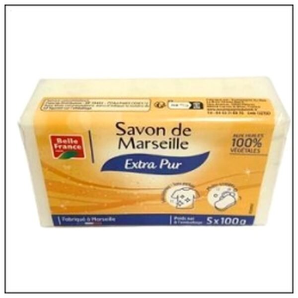 LOT 5 SAVON MENAGE GLYCER INE 100G BELLE FRANCE