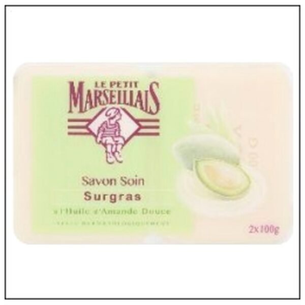 L.2 SAVONNETTES AMANDES 100G PETIT MARSEILLAIS