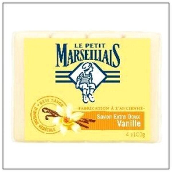 L.4 SAVONNETTES VANILLE PETIT MARSEILLAIS 100G