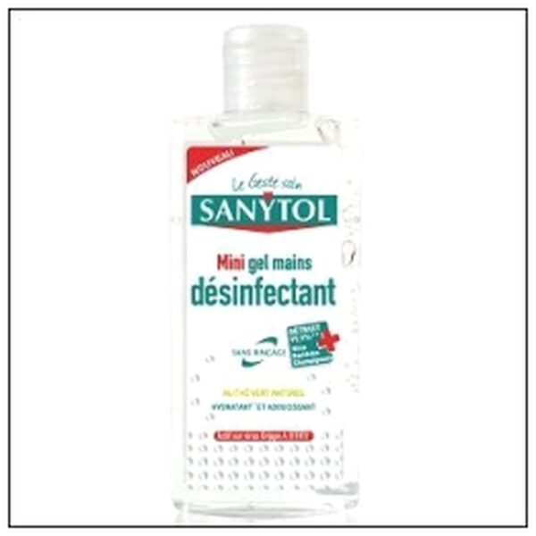 MINI GEL MAINS DESINFEFEC TANT 75ML SANYTOL