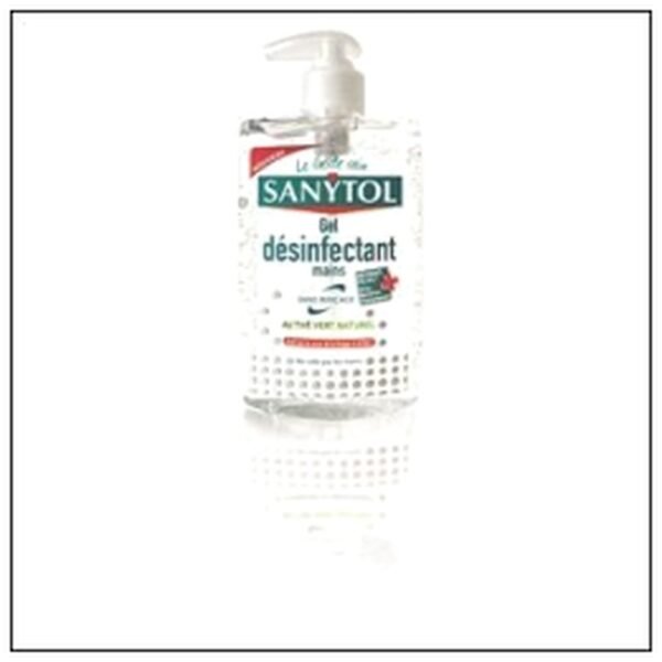 GEL DESINFECTANT MAINS 250ML POMPE SANYTOL