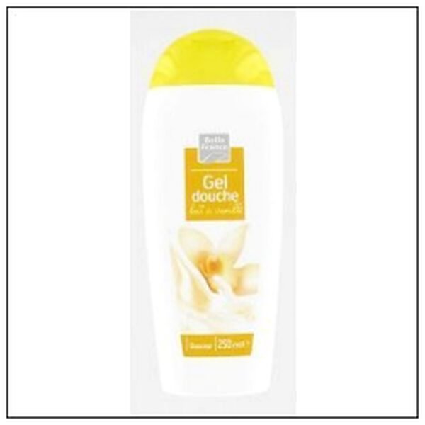 GEL DOUCHE AU LAIT DE VA- NILLE 250ML BELLE FRANCE