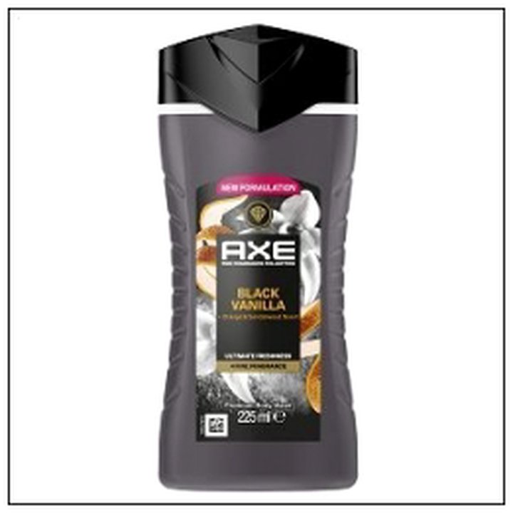 CAT-07580 AXE GEL DOUCHE BLACK VANI LLA 225ML - Image 1