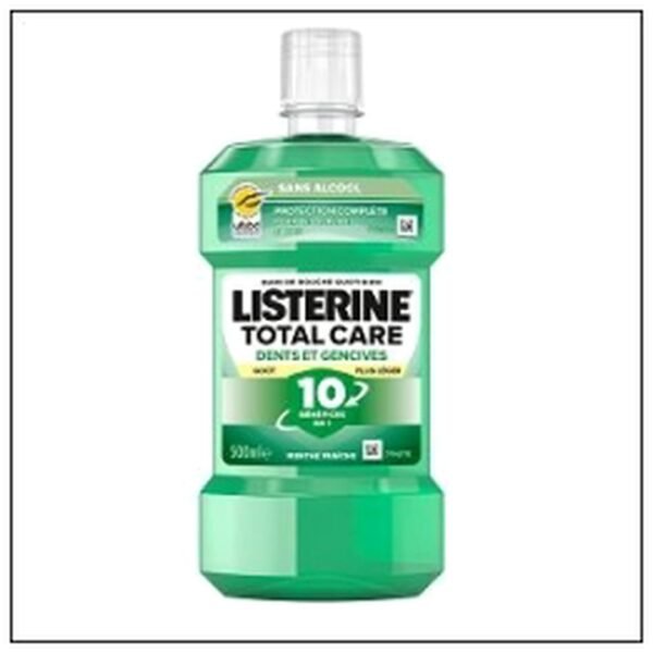 BAIN BOUCHE TOTAL CARE S/ ALCOOL 500ML LISTERINE