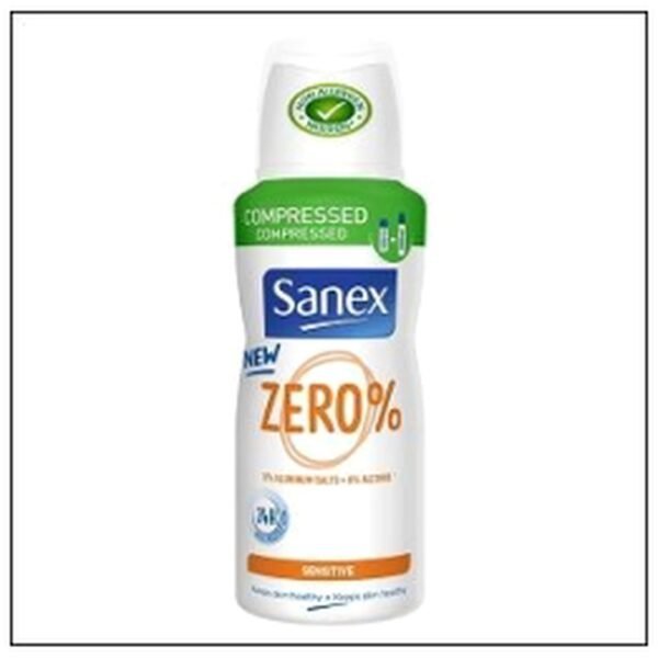 DEODORANT COMPRESSE 0% SE NSITIVE 100ML SANEX