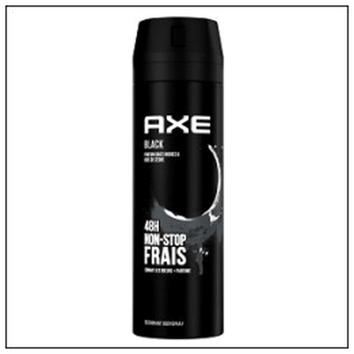 CAT-07686 AXE DEODORANT HOMME BLACK 48H 200ML - Image 1