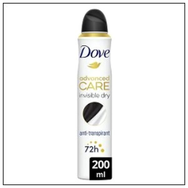 DEO DOVE ANTI TRANSPIRANT INVISIBLE 200ML