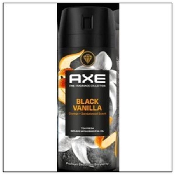 AXE DEO.BLACK VANILLA 72H 150ML