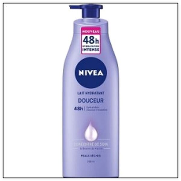 LAIT CORPS HYDRAT.DOUCEUR PX SECHES 250ML NIVEA