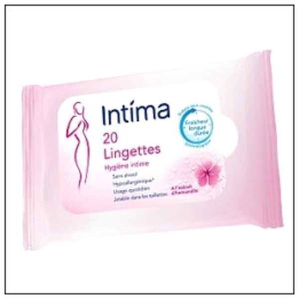 20 LINGETTES HYGIENE INTI ME INTIMA
