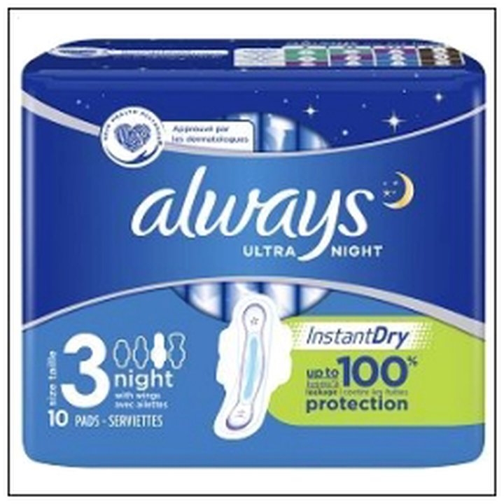 CAT-07758 S.10 SERVIETTE ULTRA NUIT ALWAYS TAILLE3 - Image 1