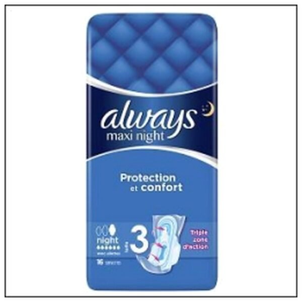 S.16 SERVIETTE MAXI NIGHT ALWAYS