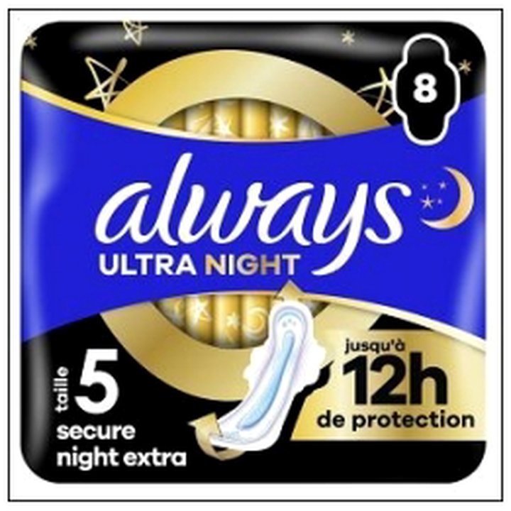 CAT-07763 S.8 SERVIETTE SECURE NIGH T ULTRA TAILLE 5 ALWAYS - Image 1
