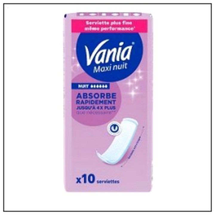 CAT-07766 SAC.10 SERVIET.MAXI DERMA ABSORBE NUIT VANIA - Image 1