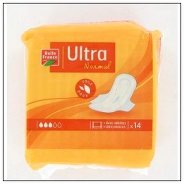 SERVIET.ULTRA NORMALE A AILETTES X14 BELLE FRANCE