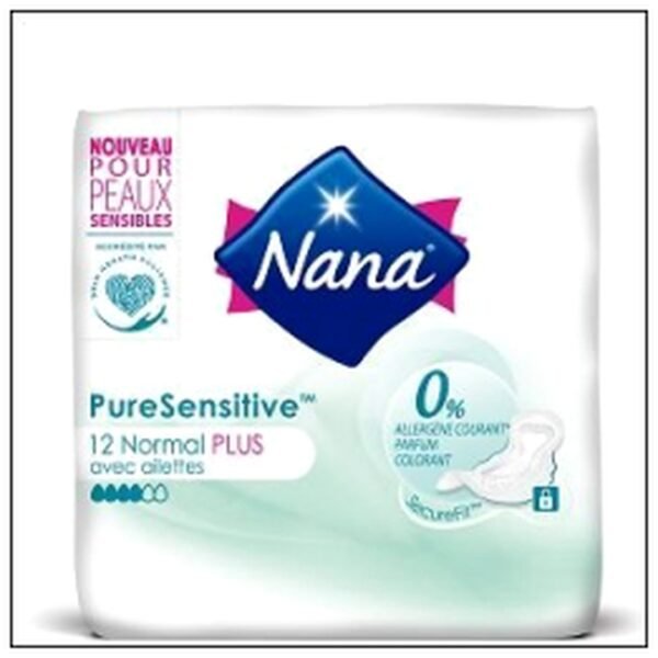 S.12 SERVETTES NANA PURE SENSITIVE ULTRA NORMALES