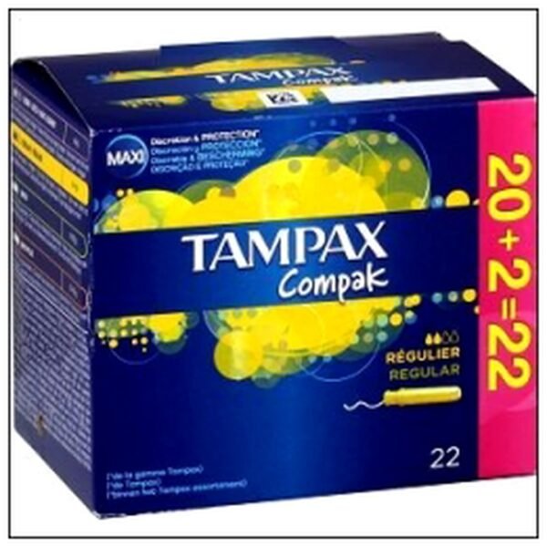 TAMPAX COMPAK REGULIER.24