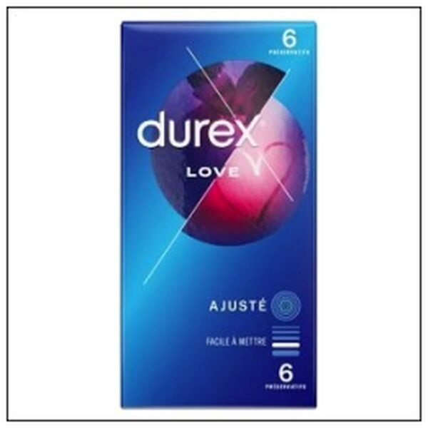 6 PRESERVATIFS DUREX LOVE (A OUVRIR)