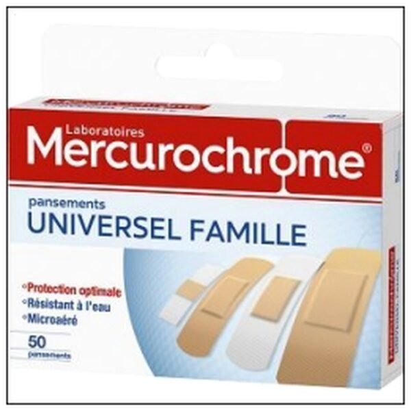 ET.50 PANSEMENTS UNIVERSE L FAMILLE MERCUROCHROME
