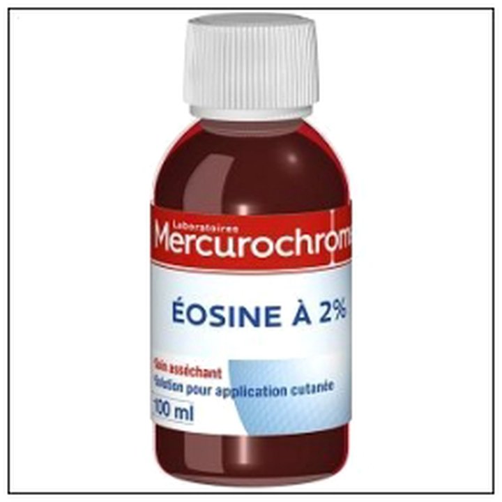 CAT-07844 FL.SOLUTION AQUEUSE EOSIN E 100ML MERCUROCHROME - Image 1