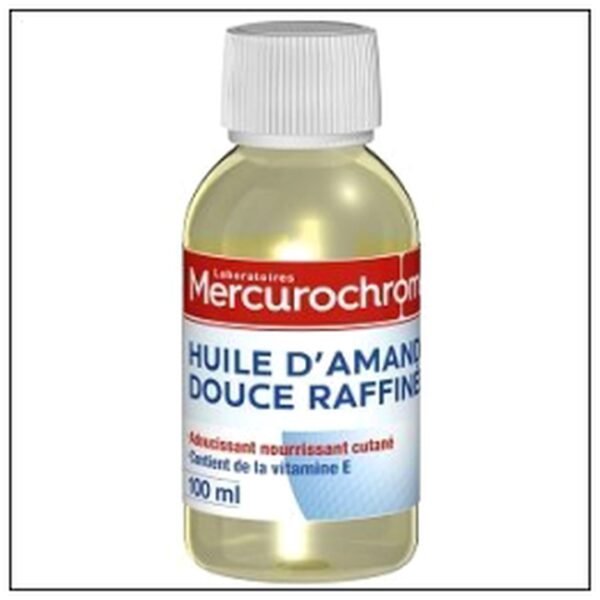 FL.HUILE AMANDE DOUCE RAF FINEE 100ML MERCUROCHROME