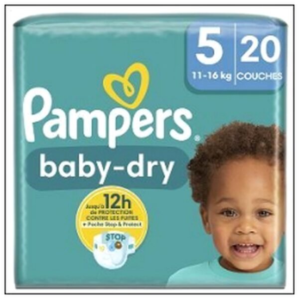 PAMPERS BB/DRY T5 11/16KG X19