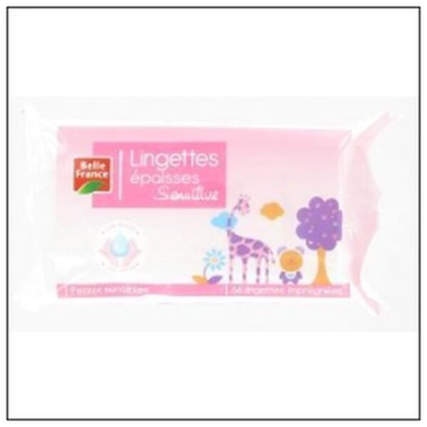R.64 LINGETTES BEBE CREME SENSITIVE S/P.S/A.B.FRANC