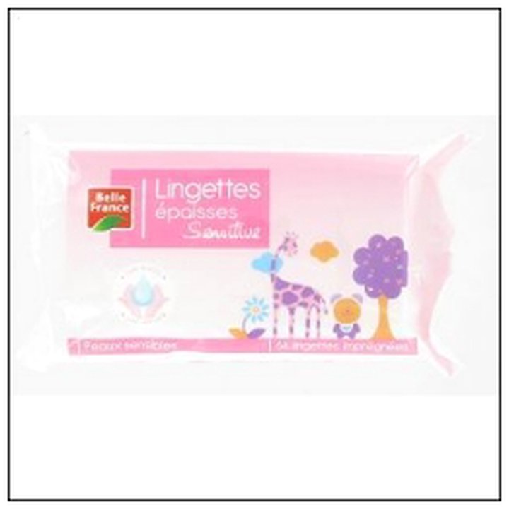 CAT-07868 R.64 LINGETTES BEBE CREME SENSITIVE S/P.S/A.B.FRANC - Image 1