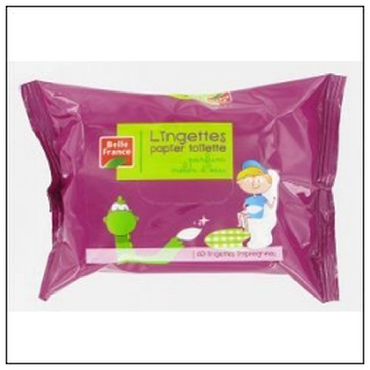 CAT-07870 R.60 LINGETTES PAPIER TOILETTE ENFANT PARF.B.F - Image 1