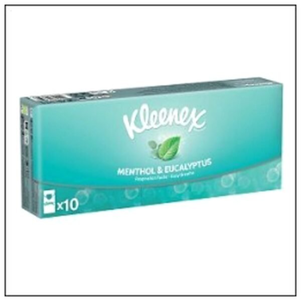 10 ET.MOUCHOIRS MENTHOL & EUCALYPTUS KLEENEX