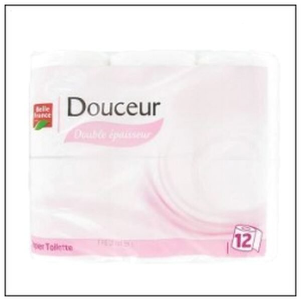 L.12 RLX PAPIER. HYG. DOUCEUR 2 PLIS B.FRANCE