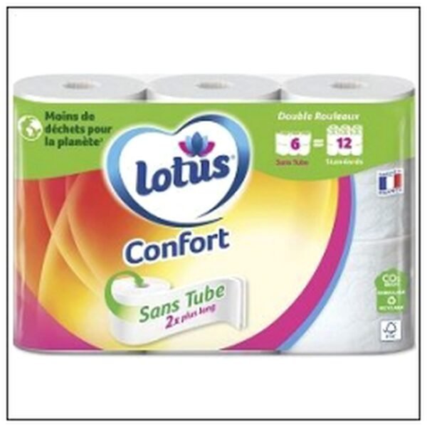 RLX PAP.HYG.CONFORT SANS TUBE 6=12 LOTUS