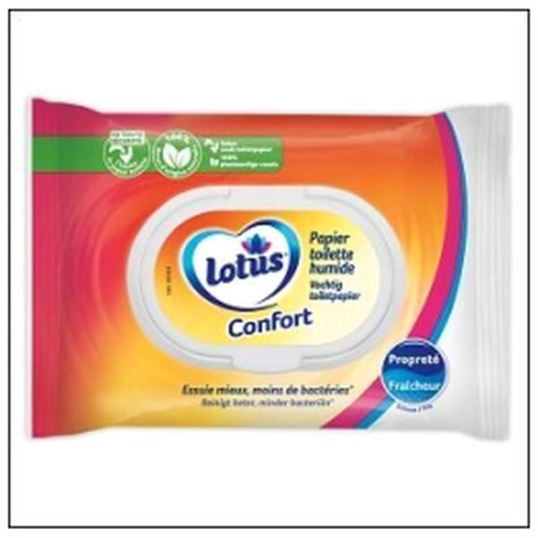 PAP.HYGIENIQU.HUMIDE X 38 FEUILLES LOTUS CONFORT