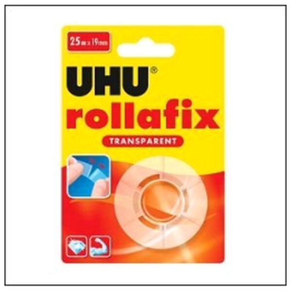 RECHARG.RUBAN TRANSPAR ROLLAFIX 25M UHU