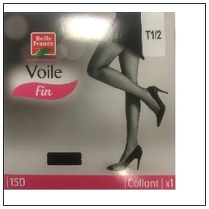 CAT-07999 COLLANT VOILE ELASTHANE 1 5D T3 BELLE FRANCE - Image 1