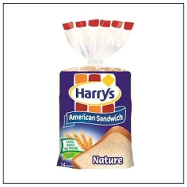 AMERICAN SANDWICH NATURE 550G HARRY'S