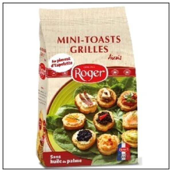 MINI TOAST PIMENT ESPELET TE 130G ROGER