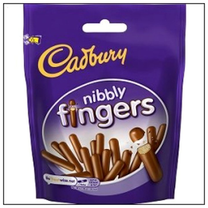 CAT-08103 NIBBLY FINGERS 125G CADBU RY - Image 1